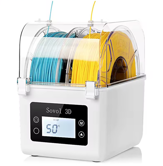 Secadora de Filamento Sovol SH01 Dual Spool - Secador e Desumidificador para 2 Carretéis com Vedação Hermética