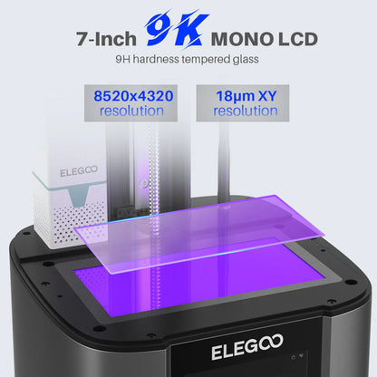 Impressora 3D ELEGOO MARS 4 ULTRA 9K Resina
