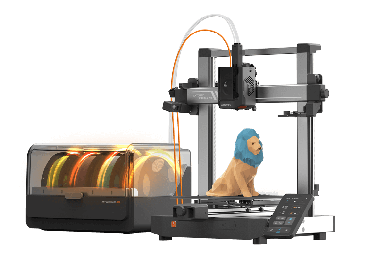 Anycubic Kobra 3 V2 Combo – Impressora 3D FDM