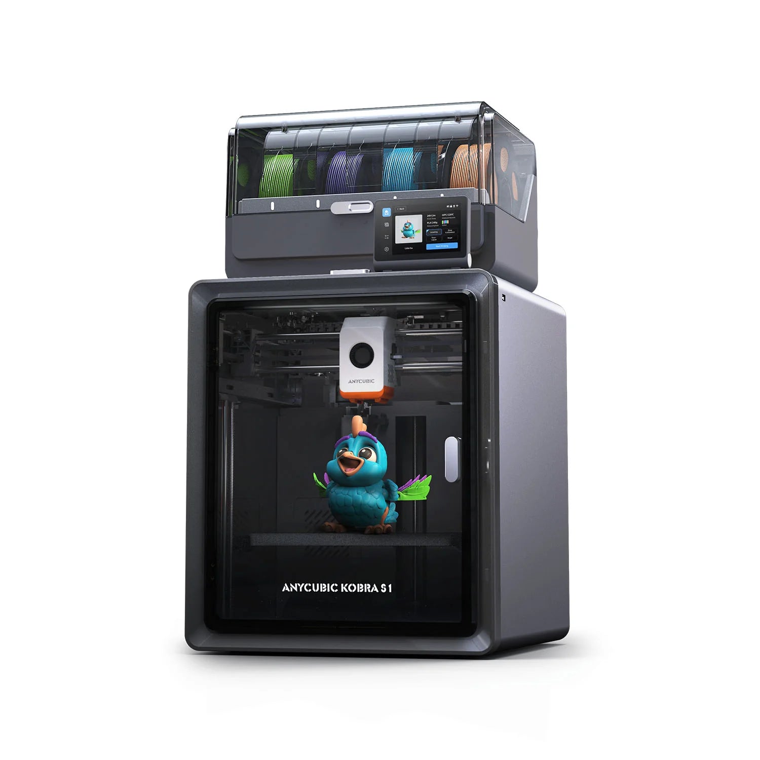 Impressora 3D Anycubic Kobra S1 Combo CoreXY 600mm/s Multicor ACE Impressora 3D Anycubic Kobra S1 Combo CoreXY 600mm/s Multicor ACE