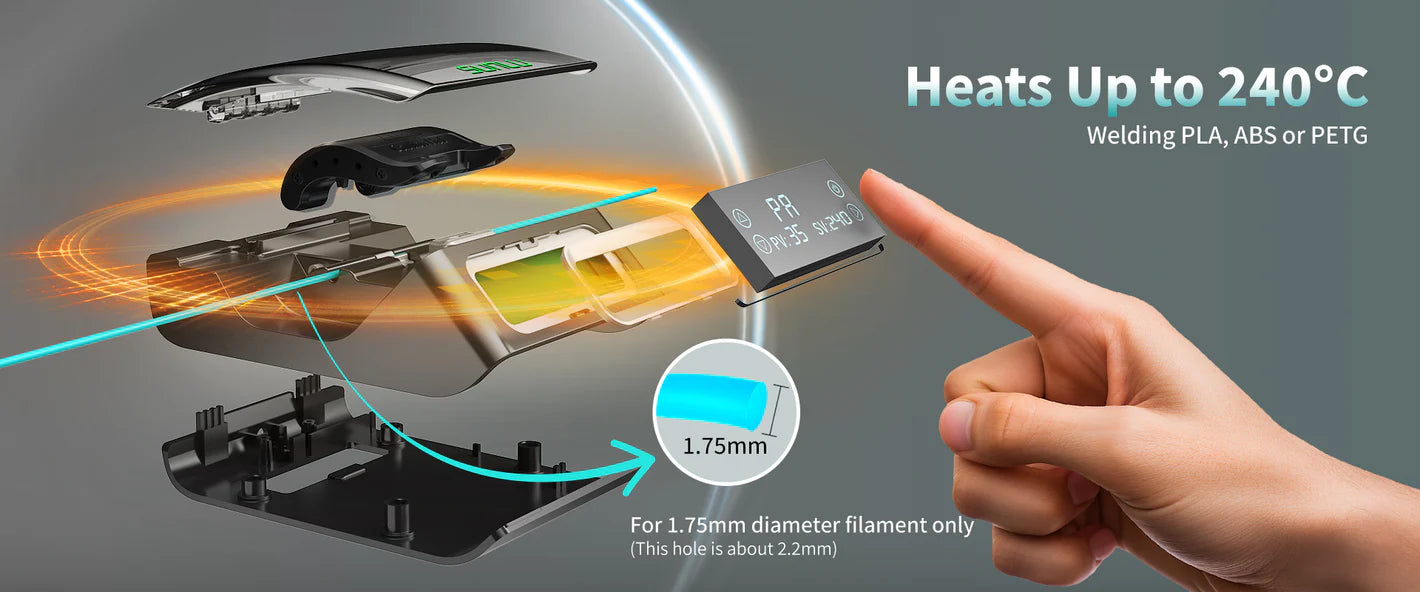 Conector de Filamentos SUNLU | Emende, Reaproveite e Crie Impressões 3D Multicoloridas!