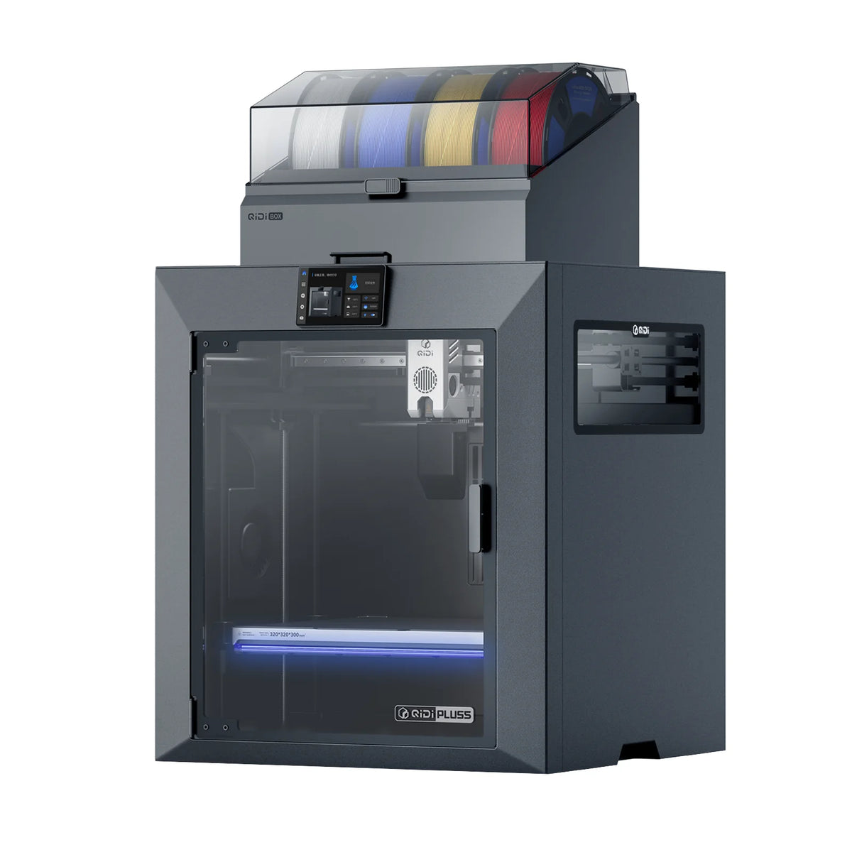 QIDI Plus5 / Plus 5 Combo + QiDi Box - Impressora 3D FDM CoreXY Profissional Grande Porte
