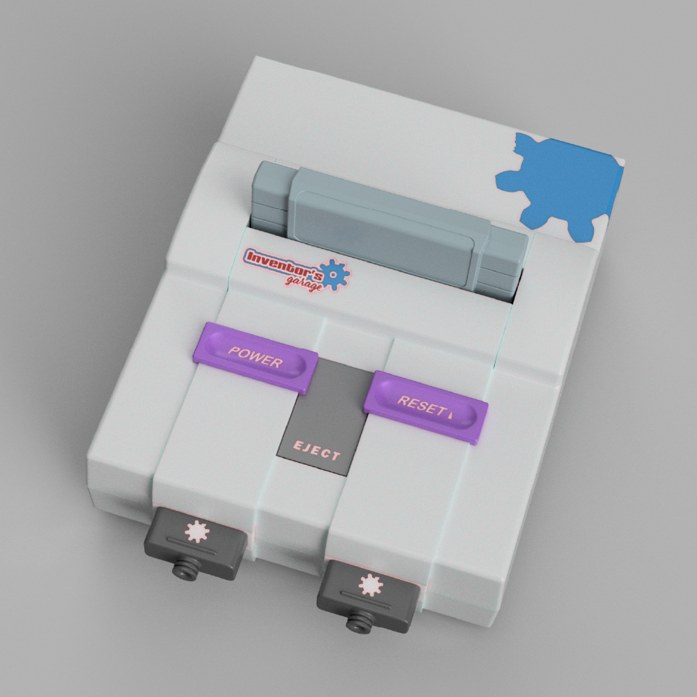 Projeto Case para Raspberry PI Estilo Super Nintendo (SNES)