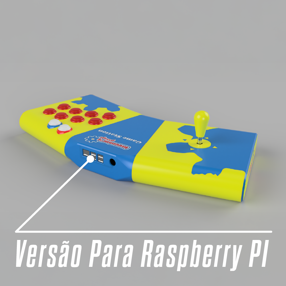 Projeto Game Pad e Game Station - Arcade Stick para Raspberry PI