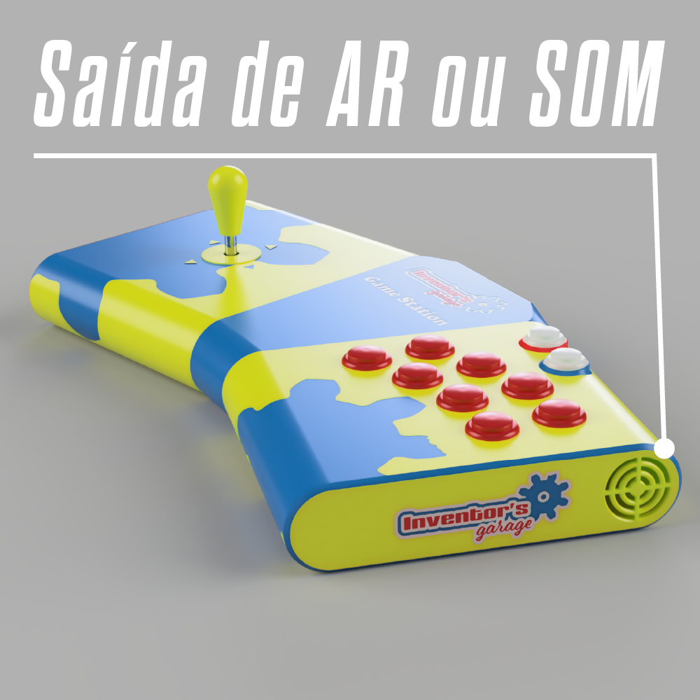 Projeto Game Pad e Game Station - Arcade Stick para Raspberry PI
